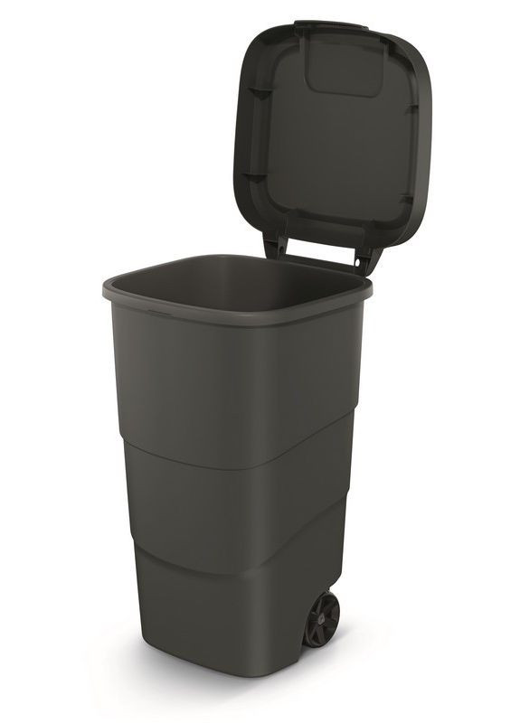 Бак для сміття Wheeler 110 л, антрацит Prosperplast (329826953)