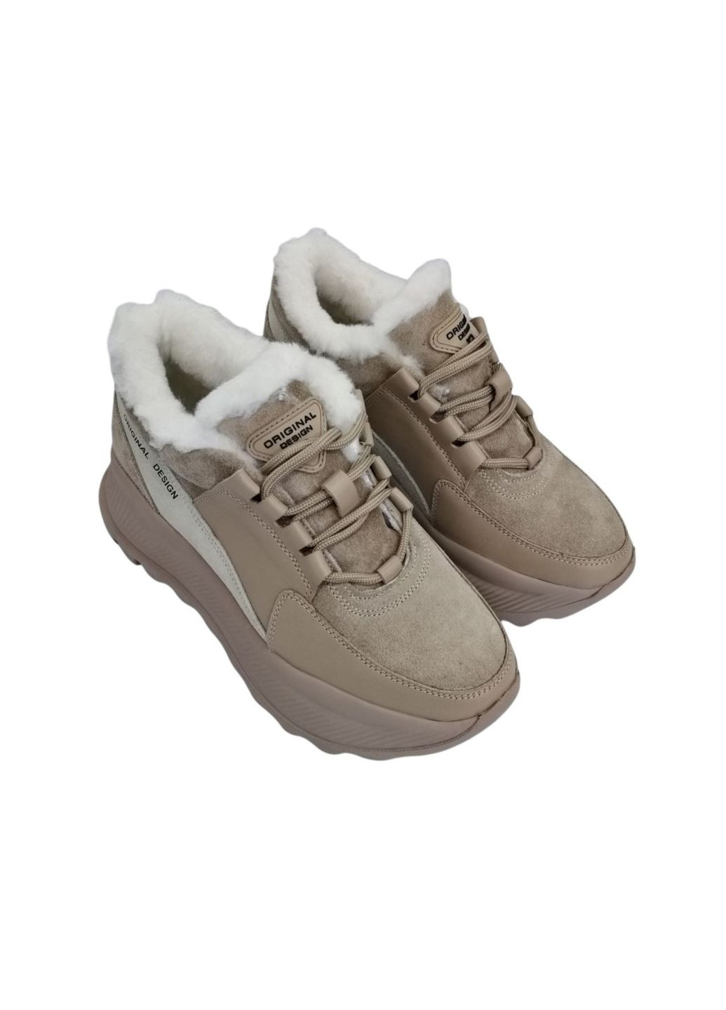 Кросівки (р) Шкіра/Замша 0-1-1-DRAYV Marcco бежеві зими (276251190)