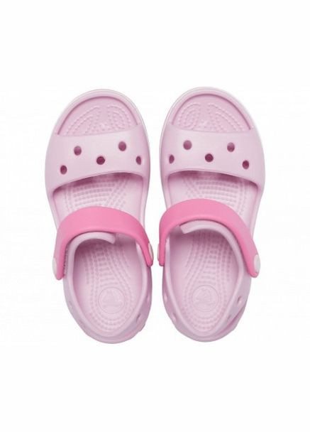 Дитячі сандалі Крокс Sandal Ballerina Pink 12858 Crocs Crocband (326492347)