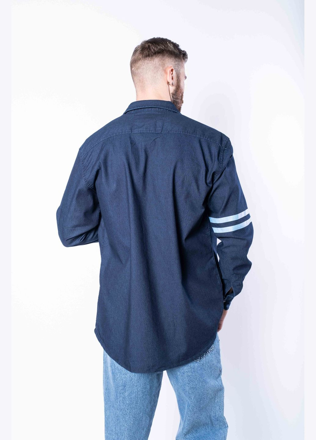 Сорочка з довгими рукавами (Темно синій) Time of Style (325489460)