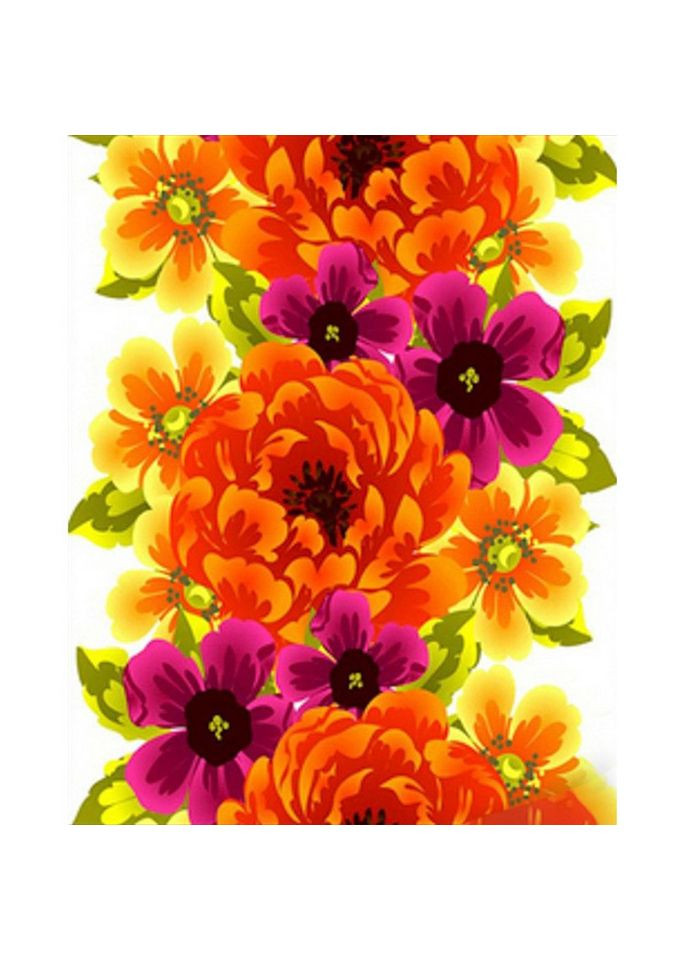 Алмазная мозаика "Цветочный орнамент" SK86008 Strateg (364129027)