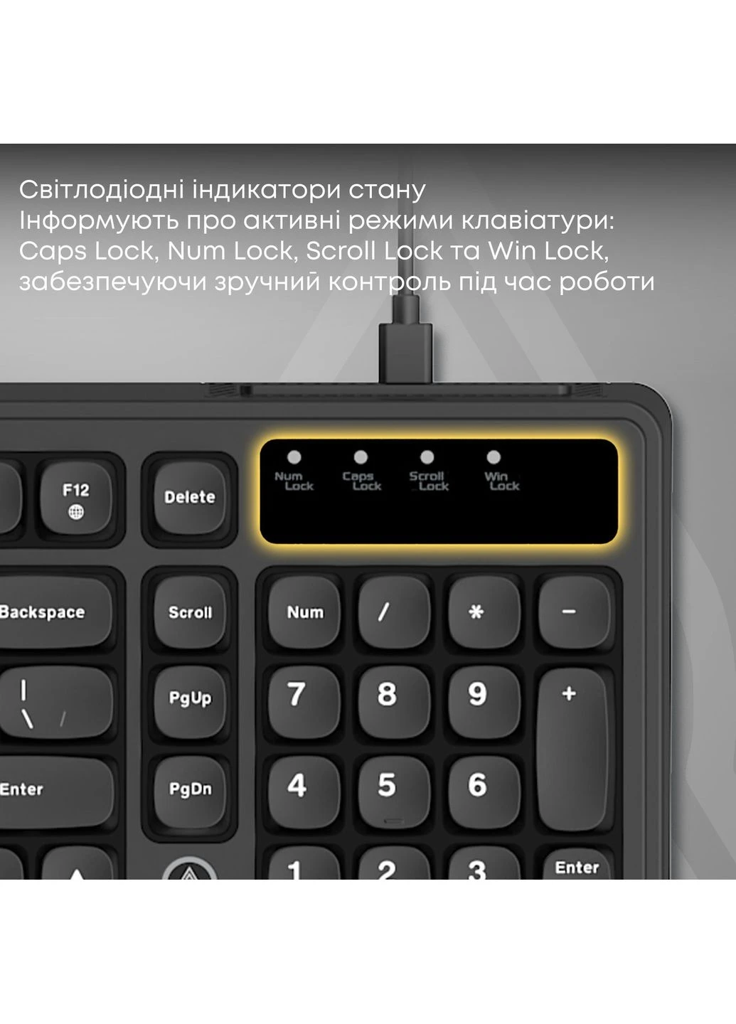 Клавіатура AF98 Black (AF98-B) [156888] Ajazz (400980018)