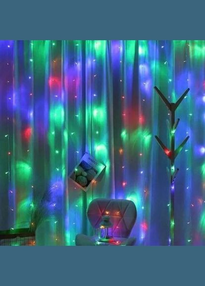 Гірлянда Штора 3х1,5м 20 ліній Кольорова NeonChic (303282001)