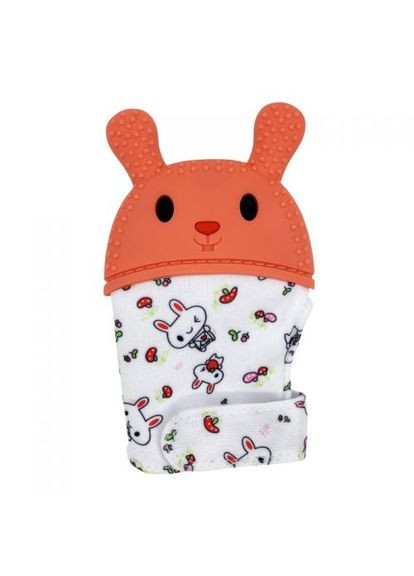 Прорезыватель-перчатка "Зайка", оранжевый Mega Zayka (361425075)