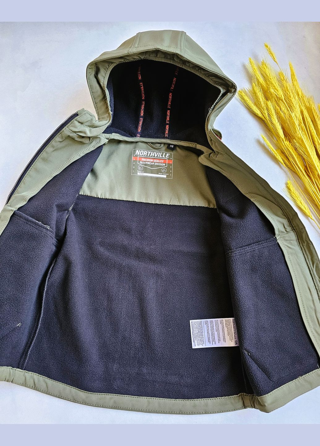 Софтшел куртка на флисе ☔️Дождевик детская демисезонная куртка Softshell C&A Куртка (318677920)