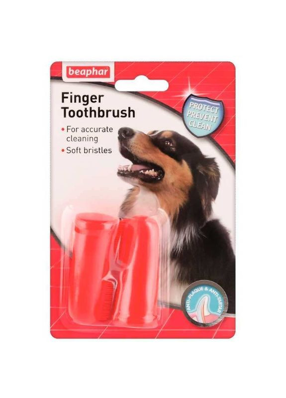 Зубна щітка на палець для собак Finger Toothbrush 1 шт. (8711231113279) Beaphar (327366267)