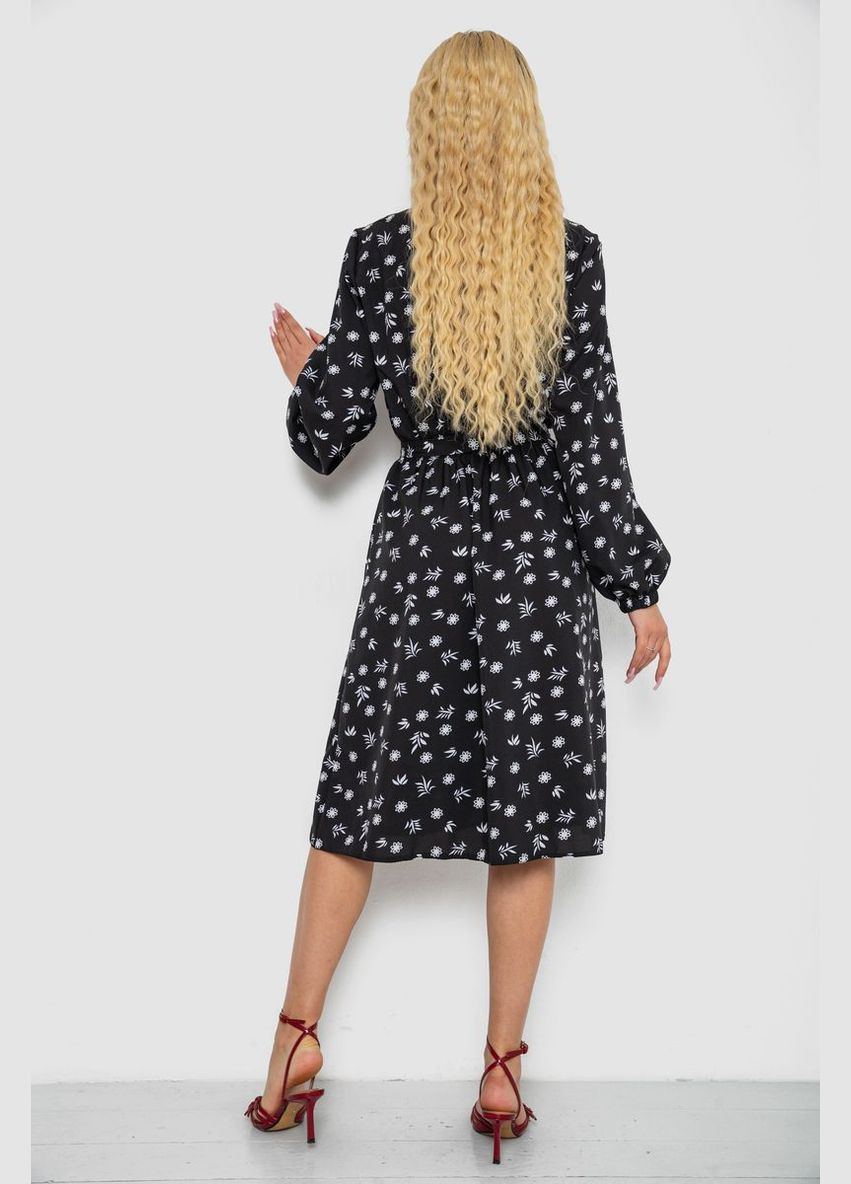 Черно-белое платье с принтом софт, цвет розово-серый, Ager