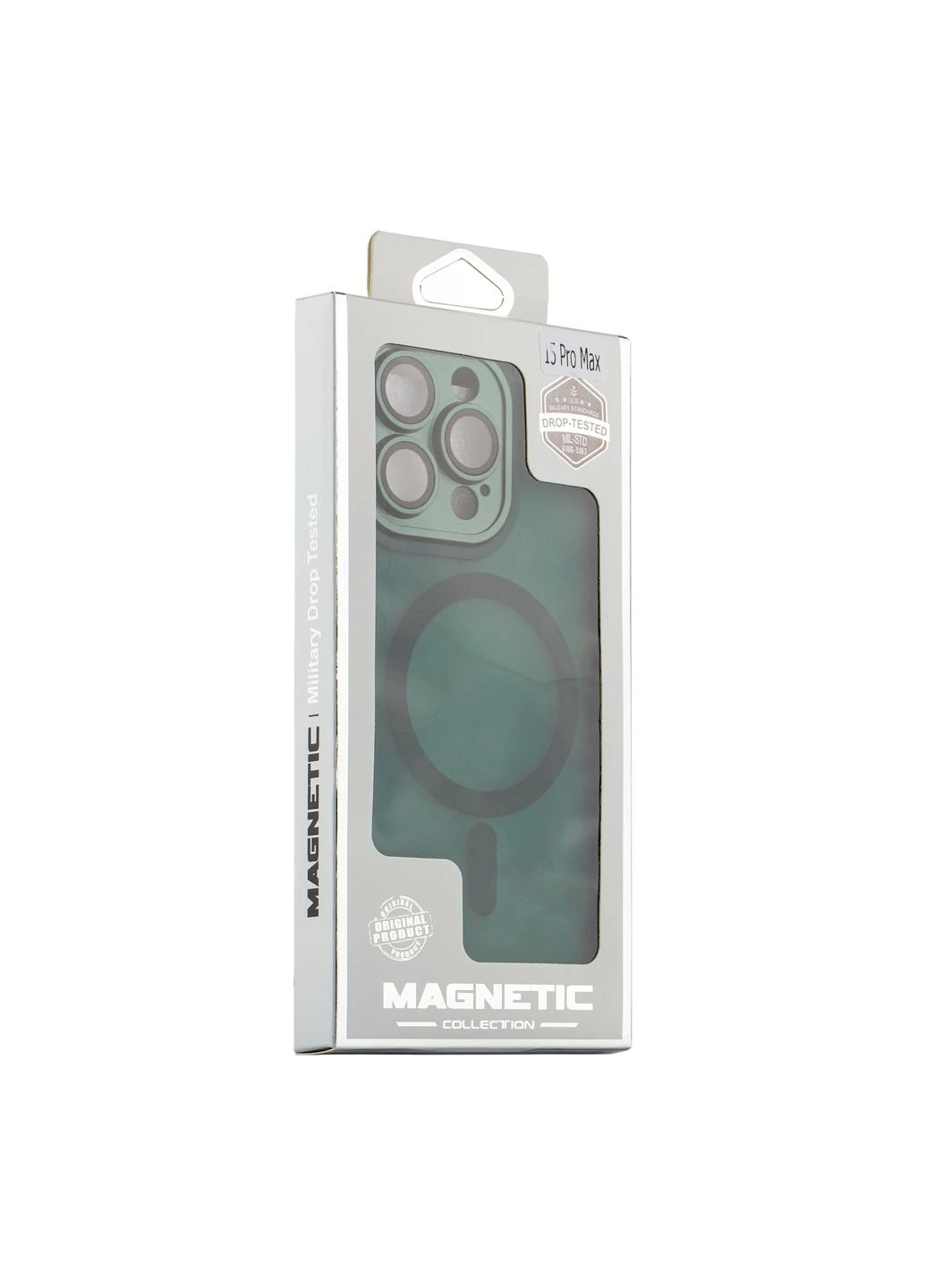 Чехол TPU+PC Magnetic Matte Camera Lens with Magsafe для iPhone 13 Цвет Dark Green No Brand Apple iPhone13 2021 (336150176)