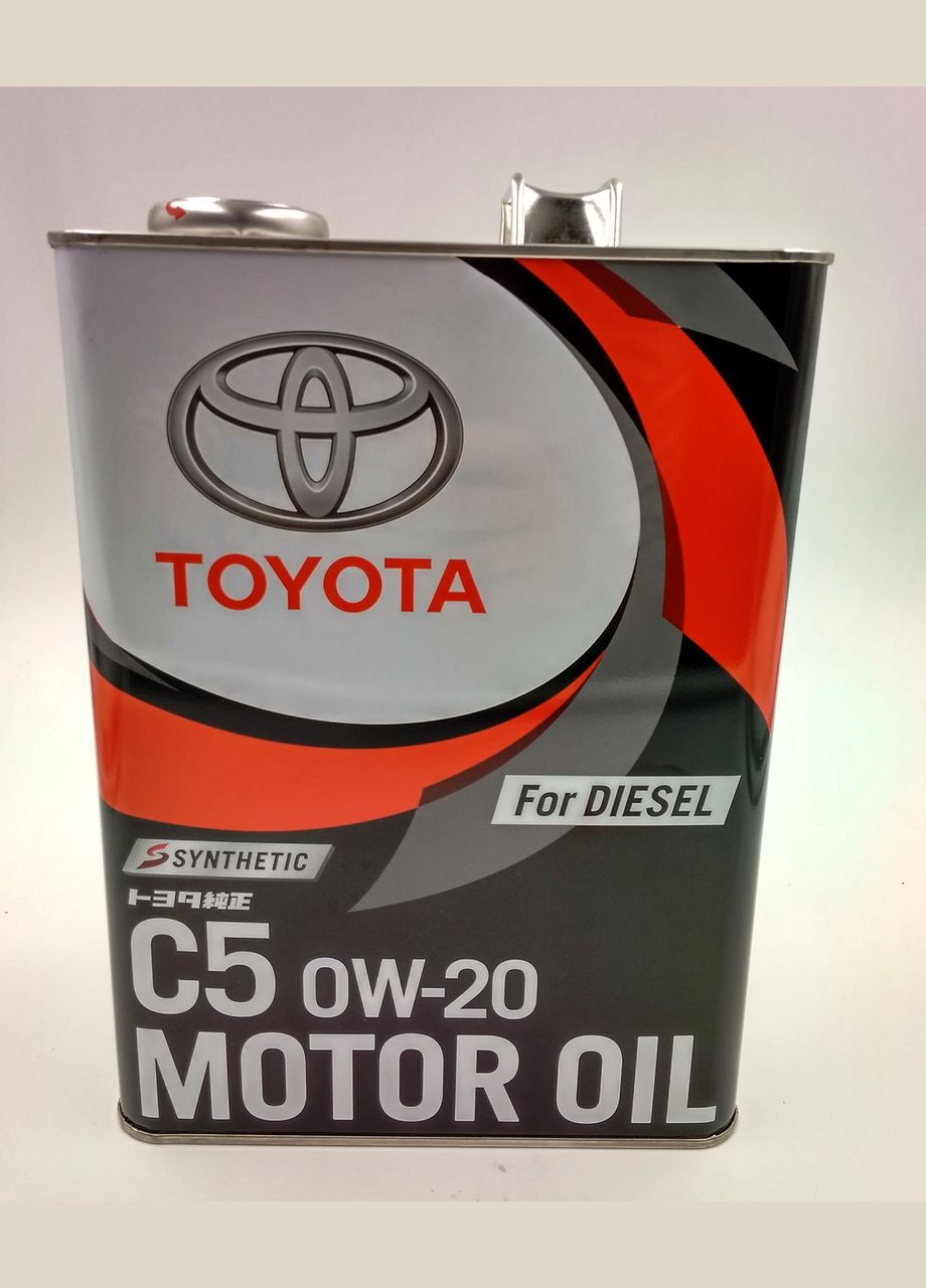 Оригинальная синтетическая моторная смазка Дизель Тойота 0W-20 4л 08883-03005 Toyota (345736532)