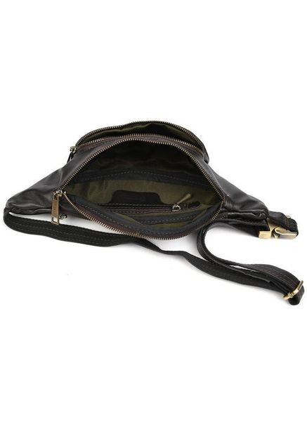 Сумка на пояс через плечо мужская из натуральной кожи средняя Коричневый 35182 TARWA (361432910)