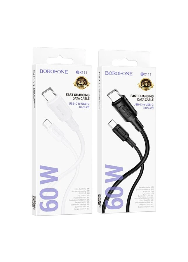 Кабель USB BX111 Type-C to Type-C 60W Borofone (337994973)