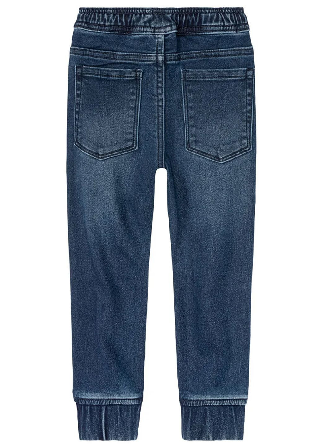 Синие демисезонные джоггеры джинсы Lupilu