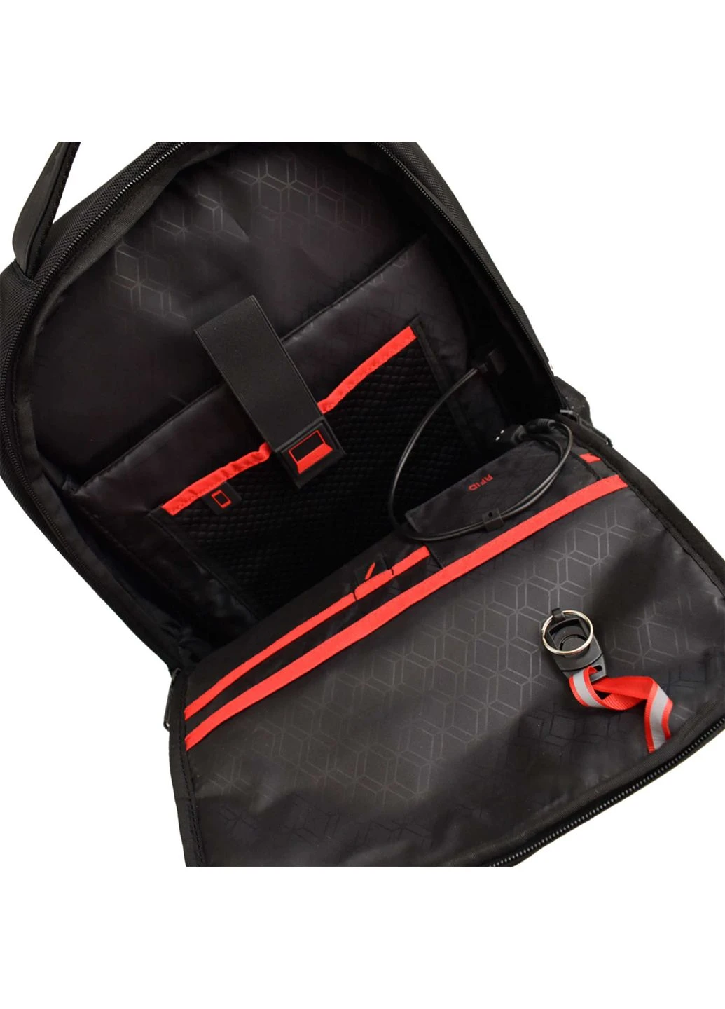 Рюкзак міський USB 21 Black (P8251-0) Discounted Semi Line (390183812)