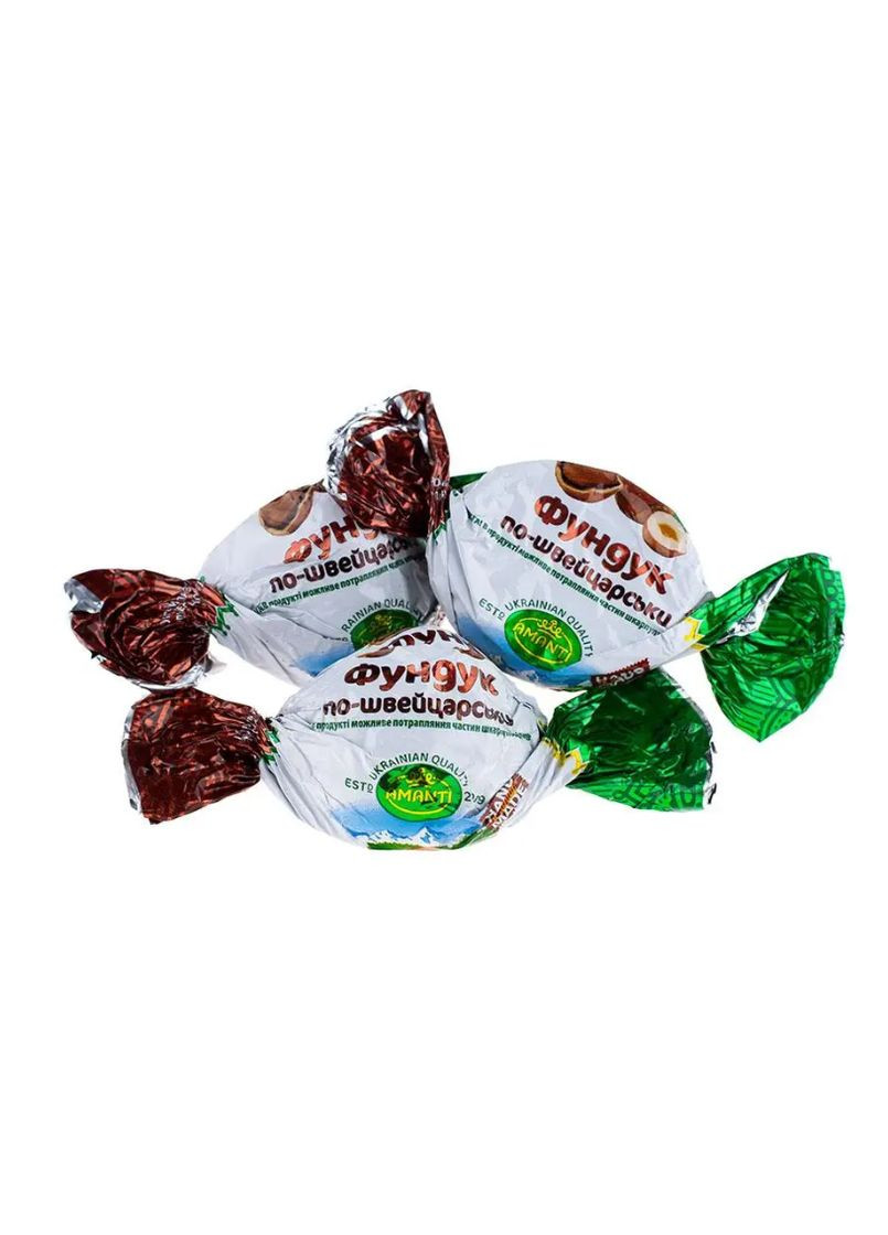 Цукерки " " 1 кг Фундук по-швейцарськи Amanti (329872710)