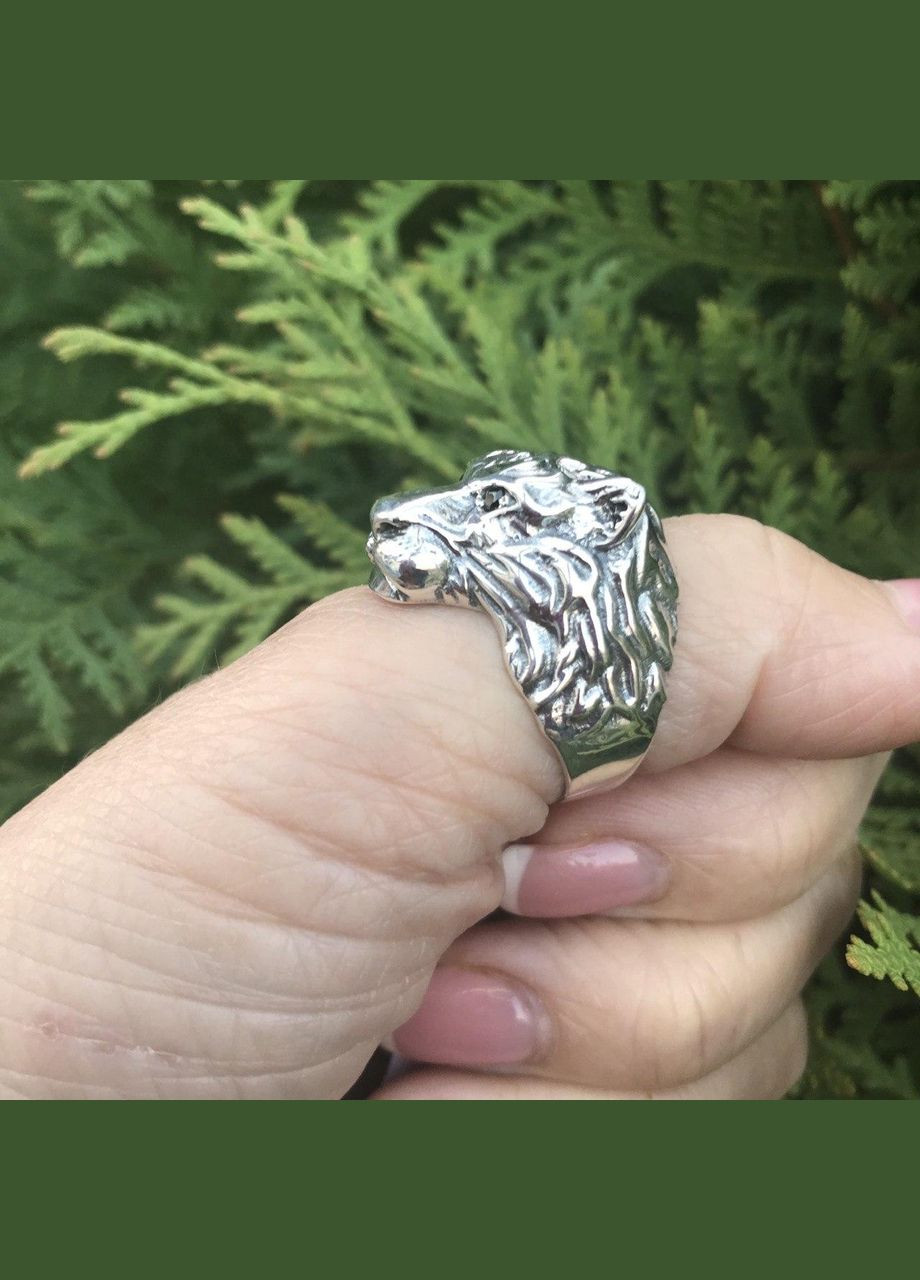 Печатка срібна Лев 807, розмір No Brand (316397571)