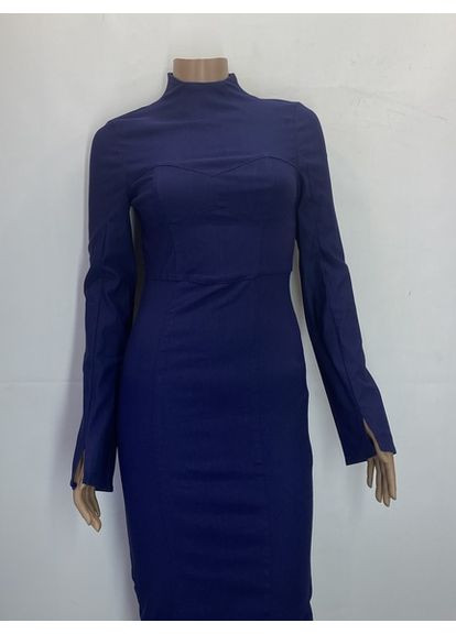 Темно-синя кежуал сукня Asos однотонна