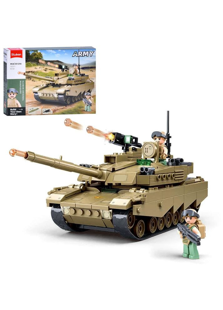 Конструктор Бойовий танк, 322 деталі Home (312345710)