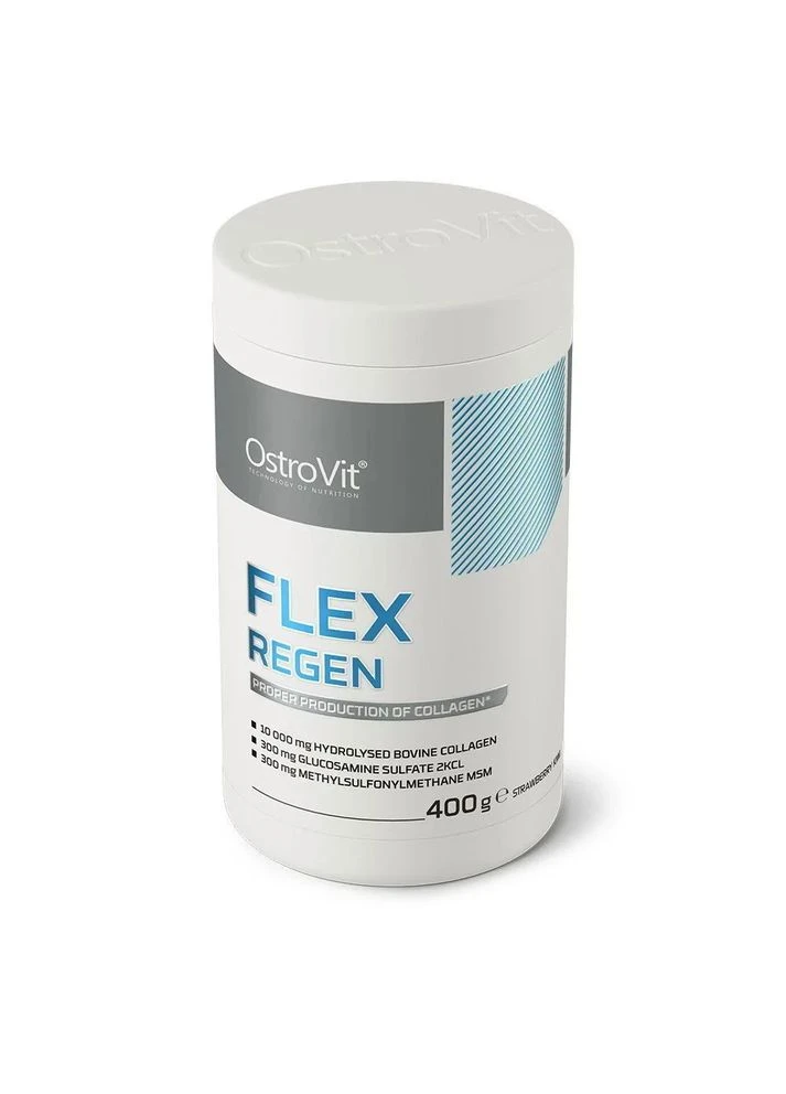 Вітаміни для кісток та суглобів смак полуниця - ківі (Flex Regen) 400 г Ostrovit (363968340)