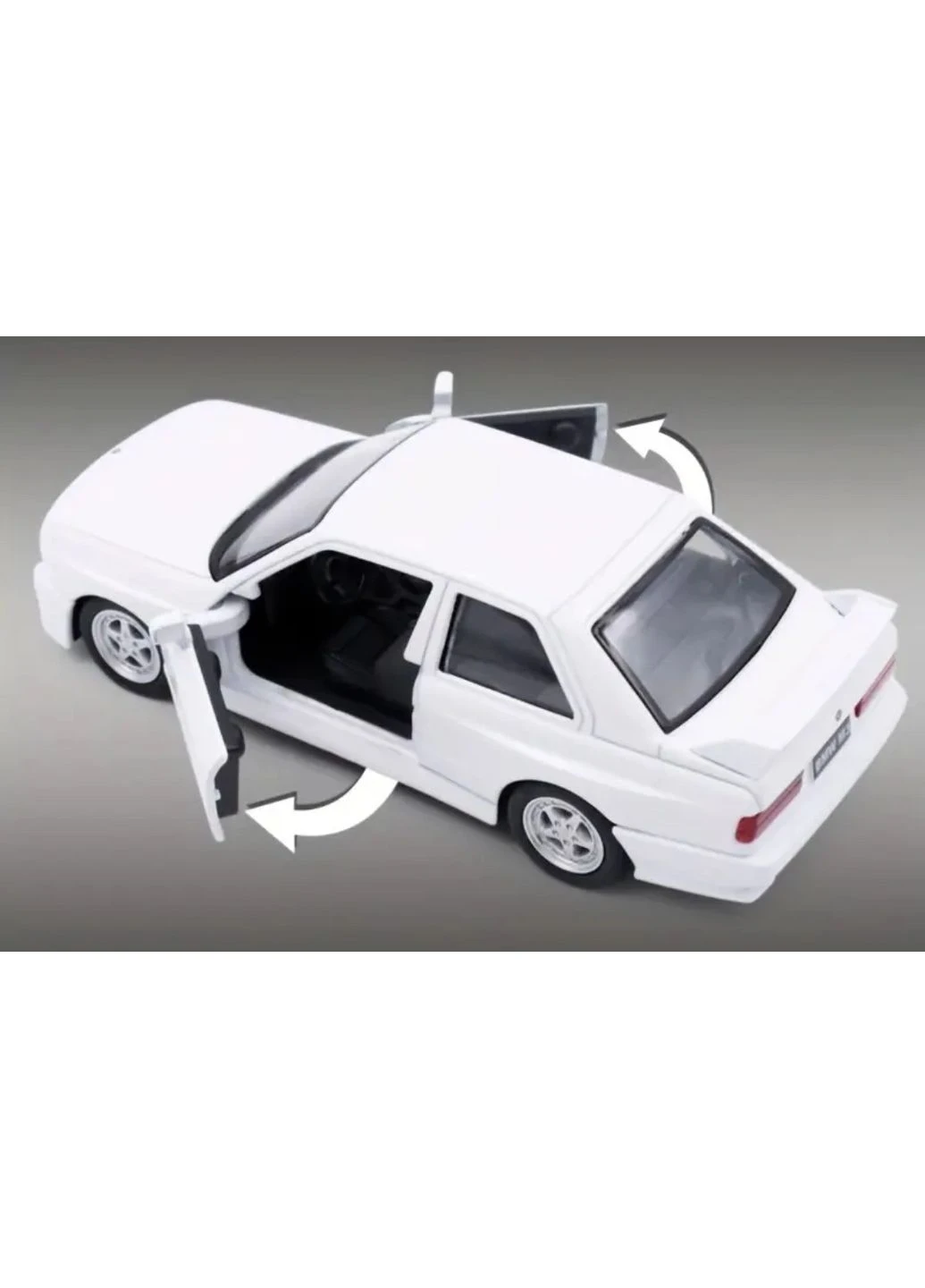 Колекційна модель автомобіля E30 M3 1:36 No Brand (378201867)