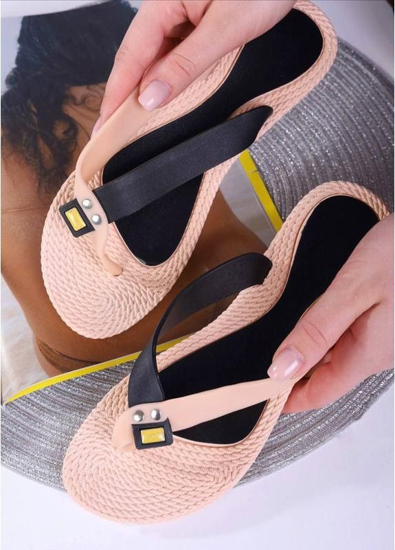 Розовые шлепанцы вьетнамки силиконовые No Brand