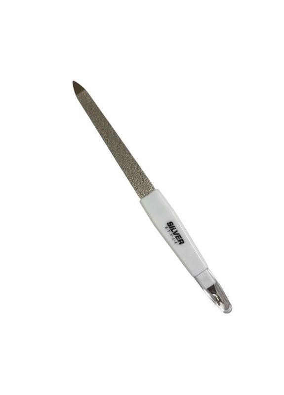 Пилочка для ногтей сапфировая SNF-802 с триммером 17 см. 0024 Silver Style (340110679)