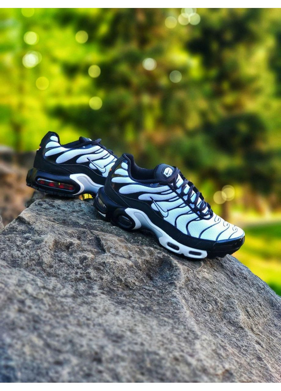 КРОСІВКИ ЖІНОЧІ NIKE AIR MAX PLUS TN WHITE BLACK НАЙК АІР МАКС ТН ПЛЮС No Brand чорні демісезони (368859548)