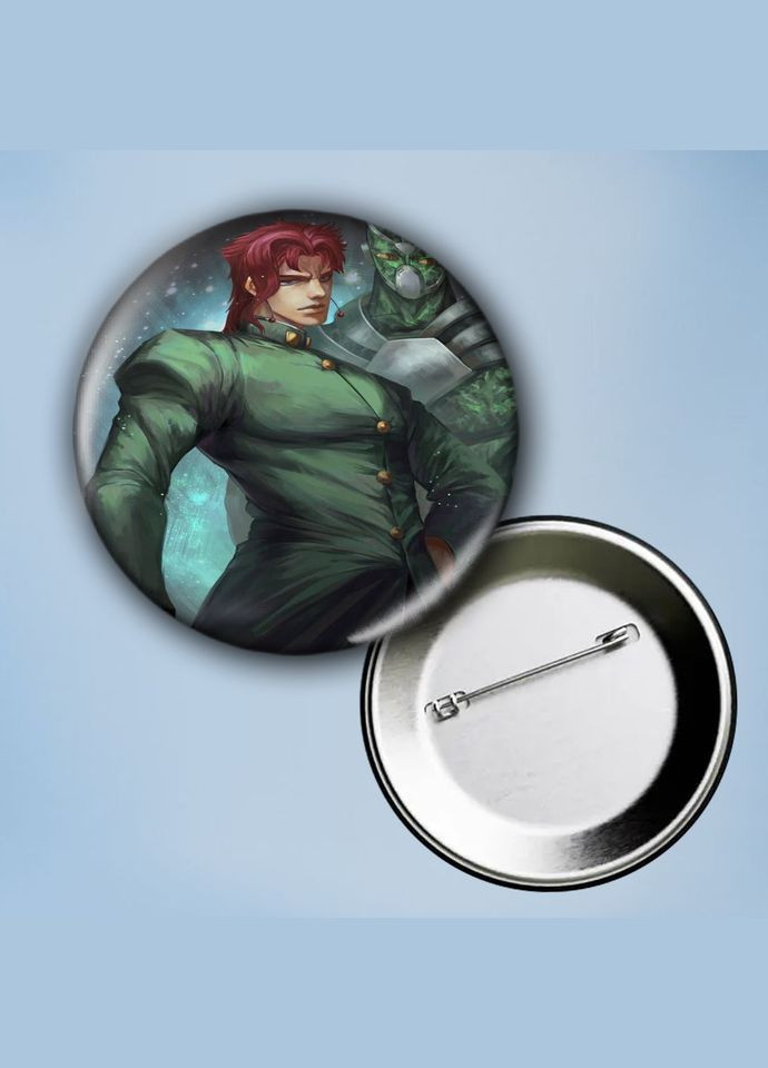 Значок на булавке Аниме Невероятные приключения ДжоДжо #7 металлический 56 мм No Brand (304505684)