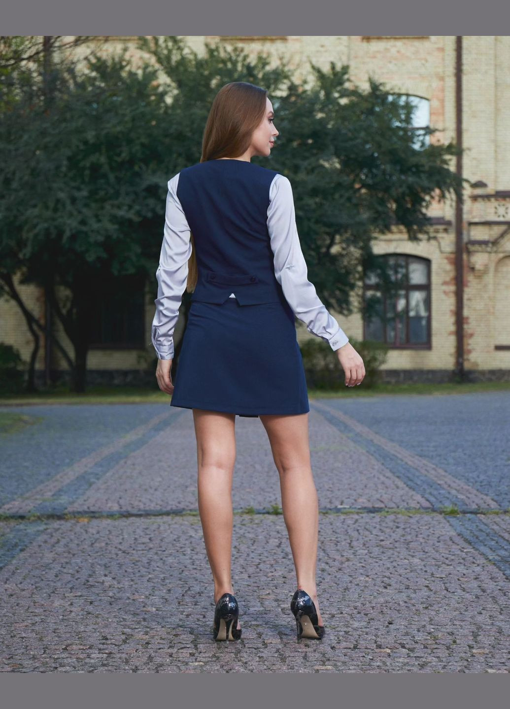 Жіноча коротка спідниця на запах (ll207620063) LadyLike (333341094)