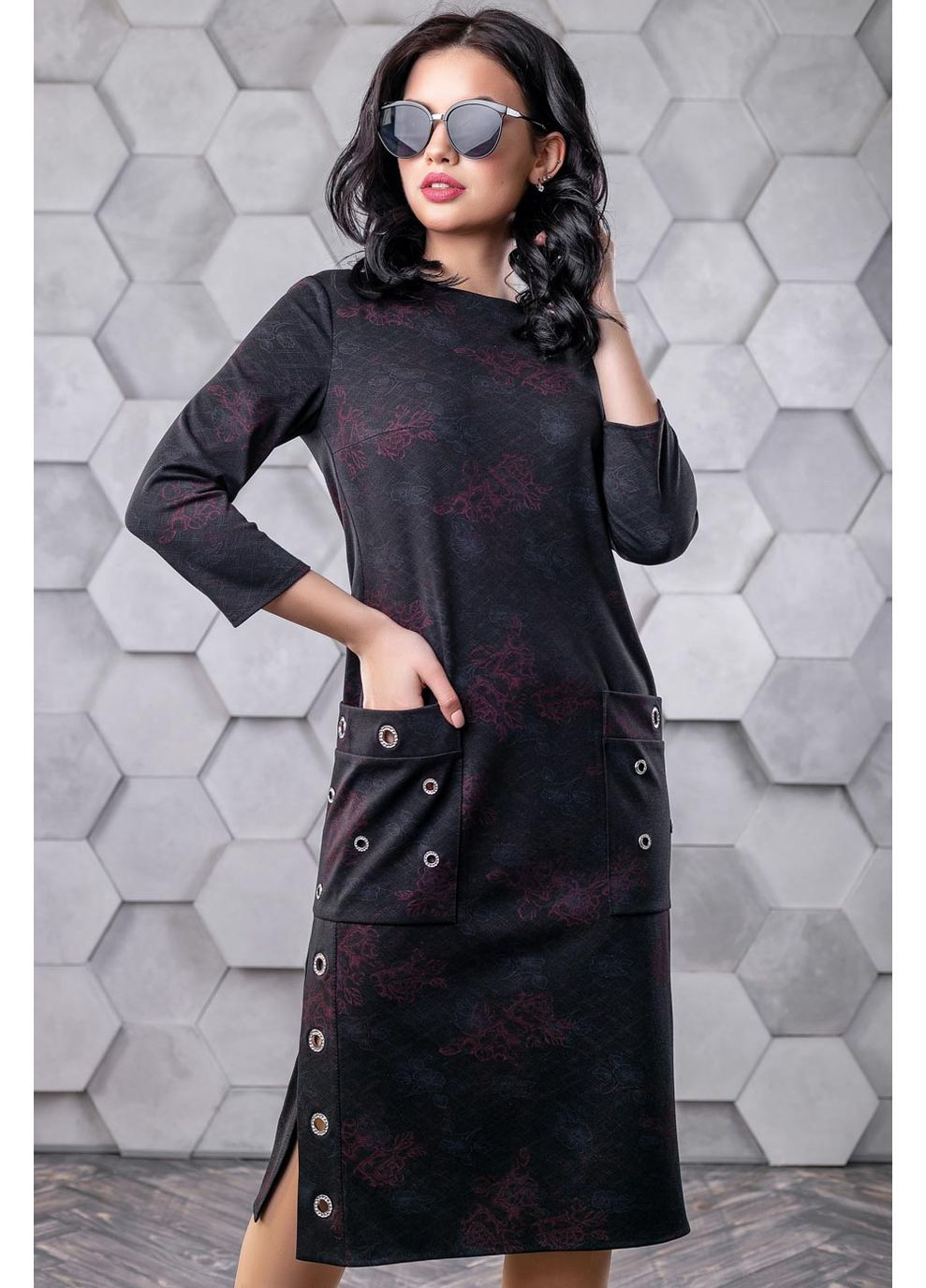 Черное платье 1109-1.3176 Seventeen