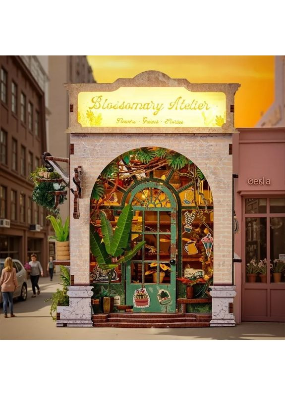 Бук Нук Квіткове Ательє Інтер'єрний конструктор Blossomary Atelier DIY Book Nook Kit SL-38 SL-38 No Brand (366017779)
