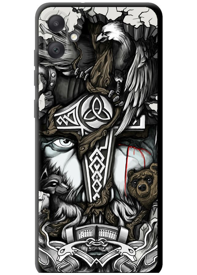 TPU чехол 'Тату Викинг' для Endorphone Samsung Galaxy A05 (302453545)