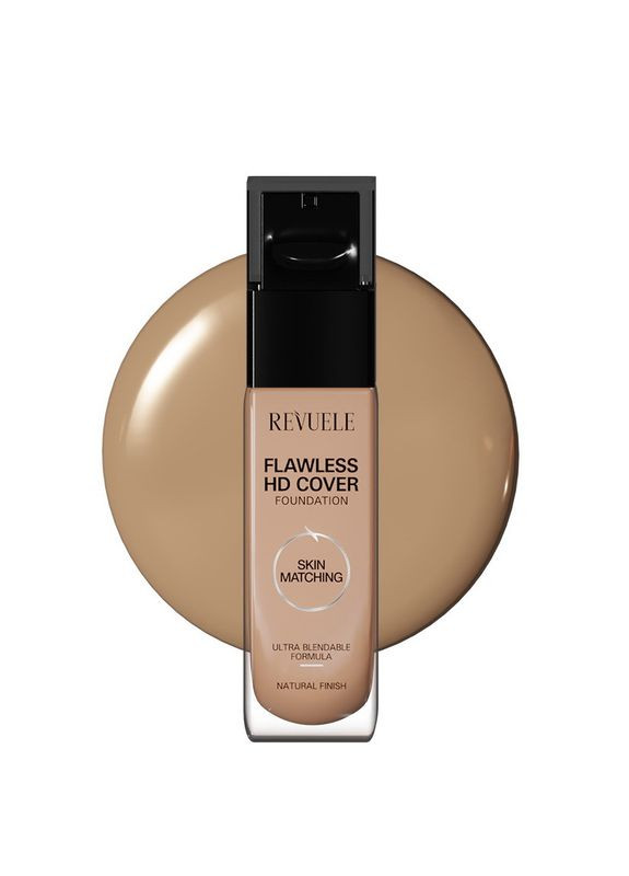 Тональний крем для обличчя Flawless HD Cover 03 Бежевий, 30 мл REVUELE (367988110)