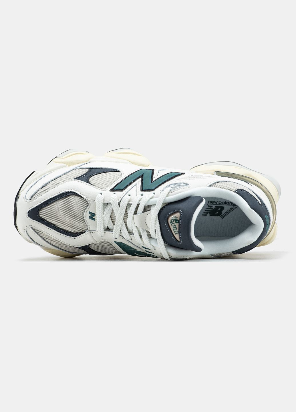 Кроссовки женские и мужские New Balance 9060 White | Нью Беланс 9060 белые No Brand белые демисезоны (315683587)