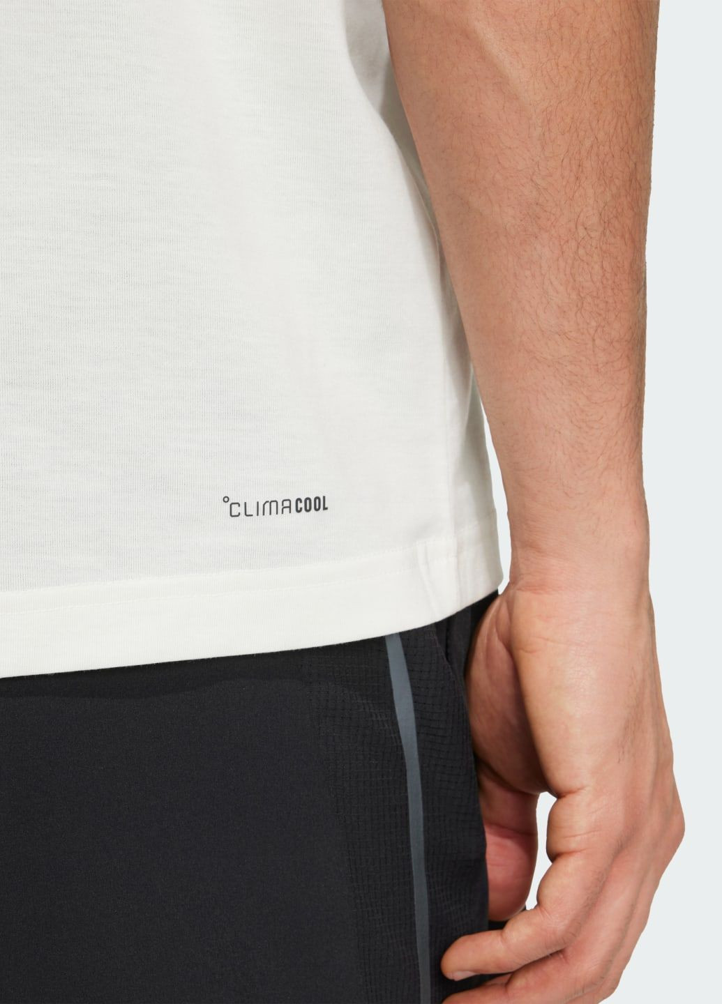 Біла футболка climacool category training graphic adidas