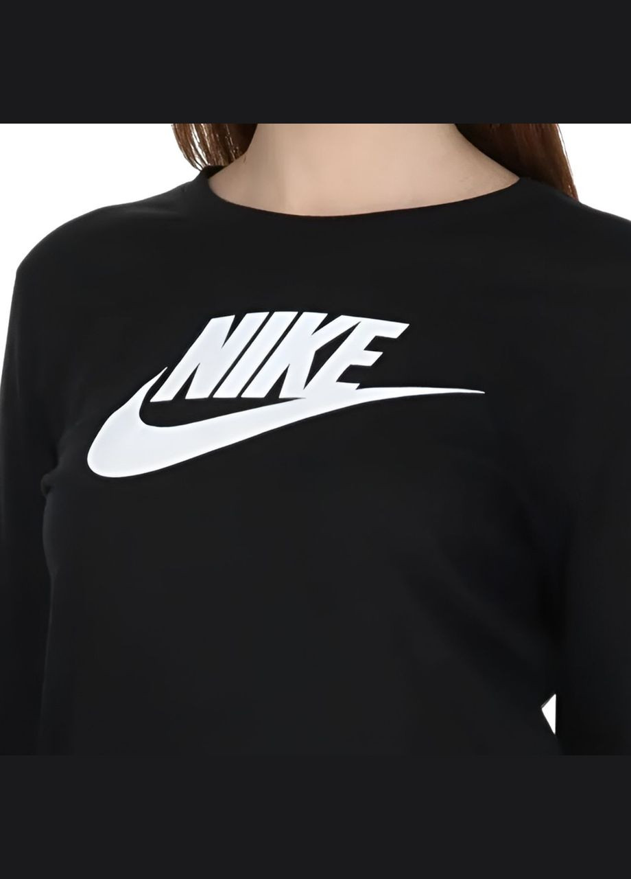Черная летняя футболка Nike