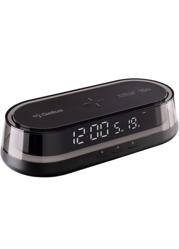 Настольные часы с беспроводной зарядкой Time Bridge 2 GPSDC02 Gelius (294978744)