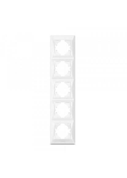 Рамка белая 5 мест вертикальная BINERA Videx (366298458)