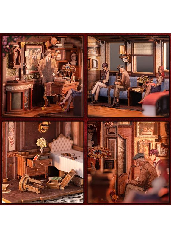 Booknook Train Mystery, Книжковий куток Залізнична Таємниця, Румбокс, Бук Нук Cutebee (372519055)