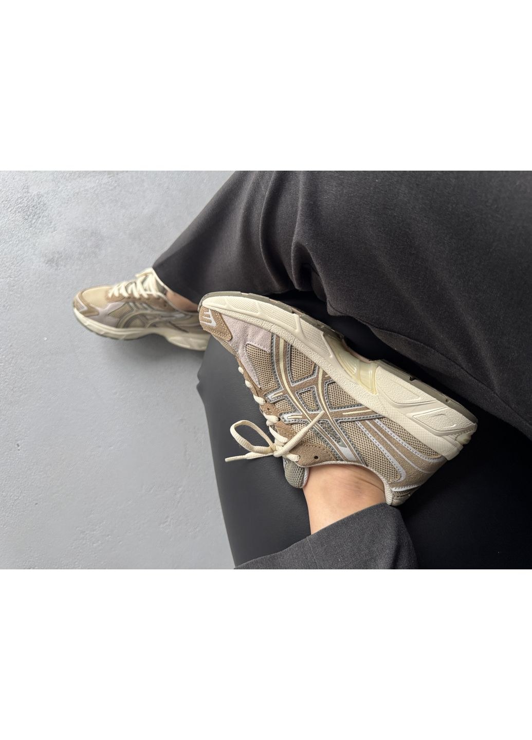 Кросівки жіночі та чоловічі Asics Gel-1130 Brown Beige | Асікс Гель-1130 коричневі No Brand коричневі демісезони (372795570)