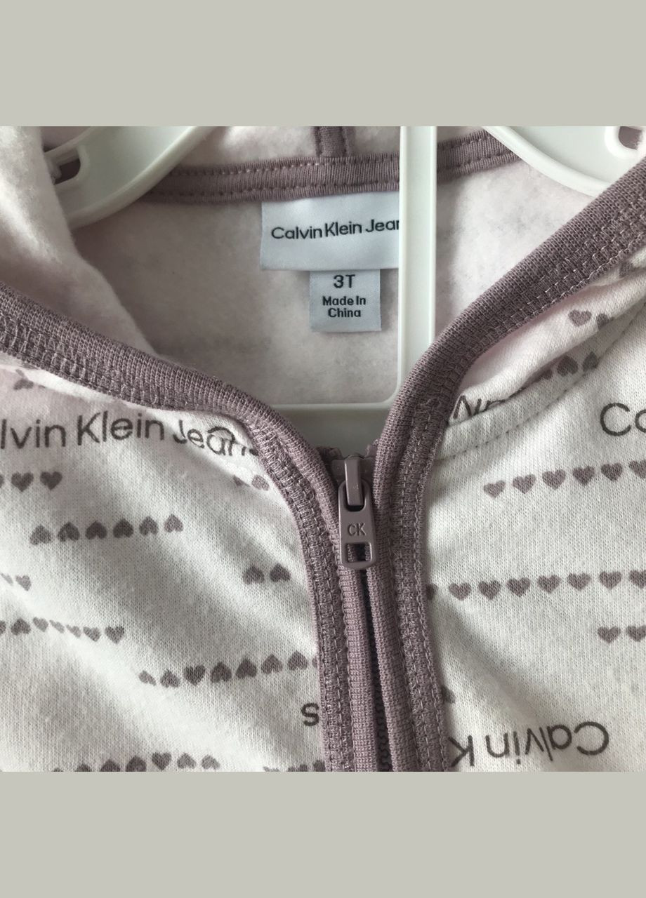 Бежевий демісезонний теплий комплект для малюків Calvin Klein