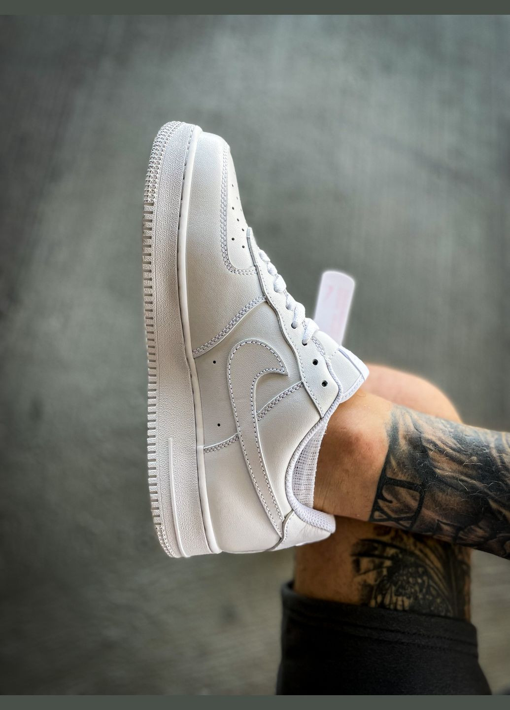 Білі Осінні кросівки чоловічі і жіночі nike air force white | найк аір форс білі No Brand
