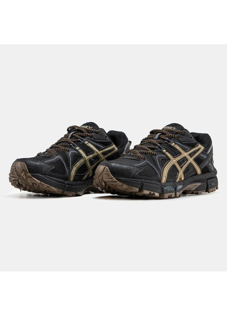 Черные демисезонные кроссовки мужские asics gel-kahana 8 black brown асикс гель кахано No Brand