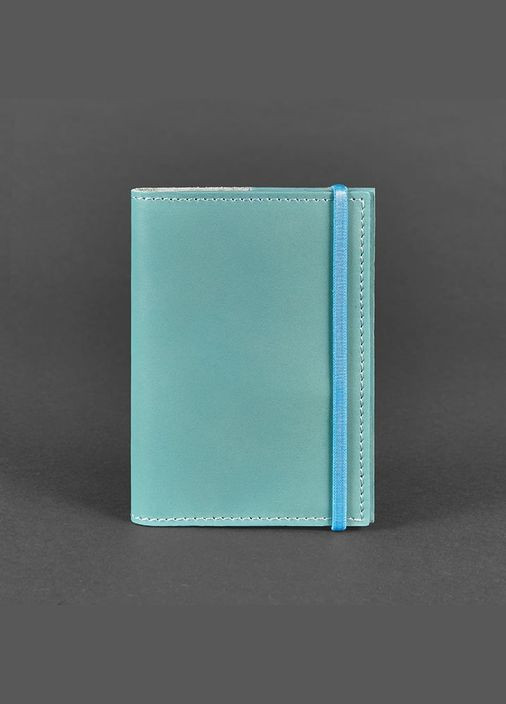 Шкіряна обкладинка для паспорта 1.0 бірюзова (A-026636) BlankNote (329743068)