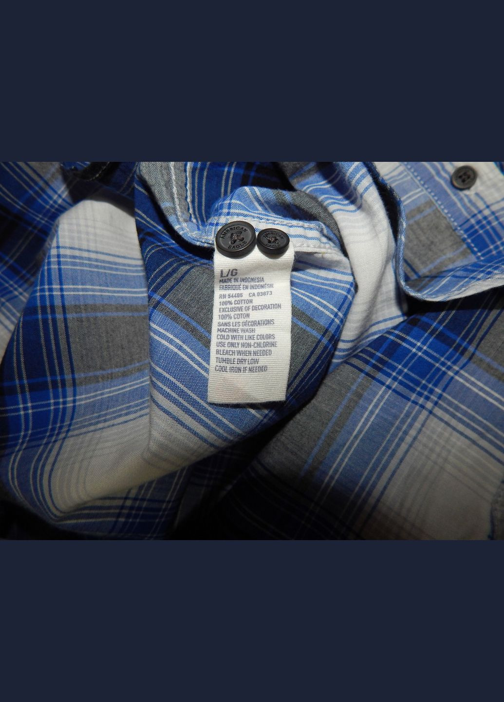 Чоловіча сорочка з довгим рукавом American Eagle р.50 043DR No Brand (317353025)