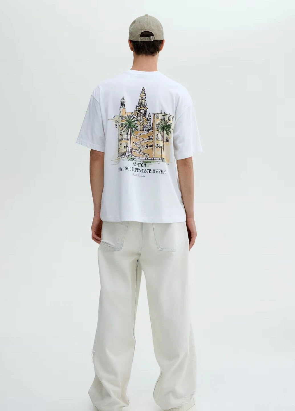 Біла футболка H&M