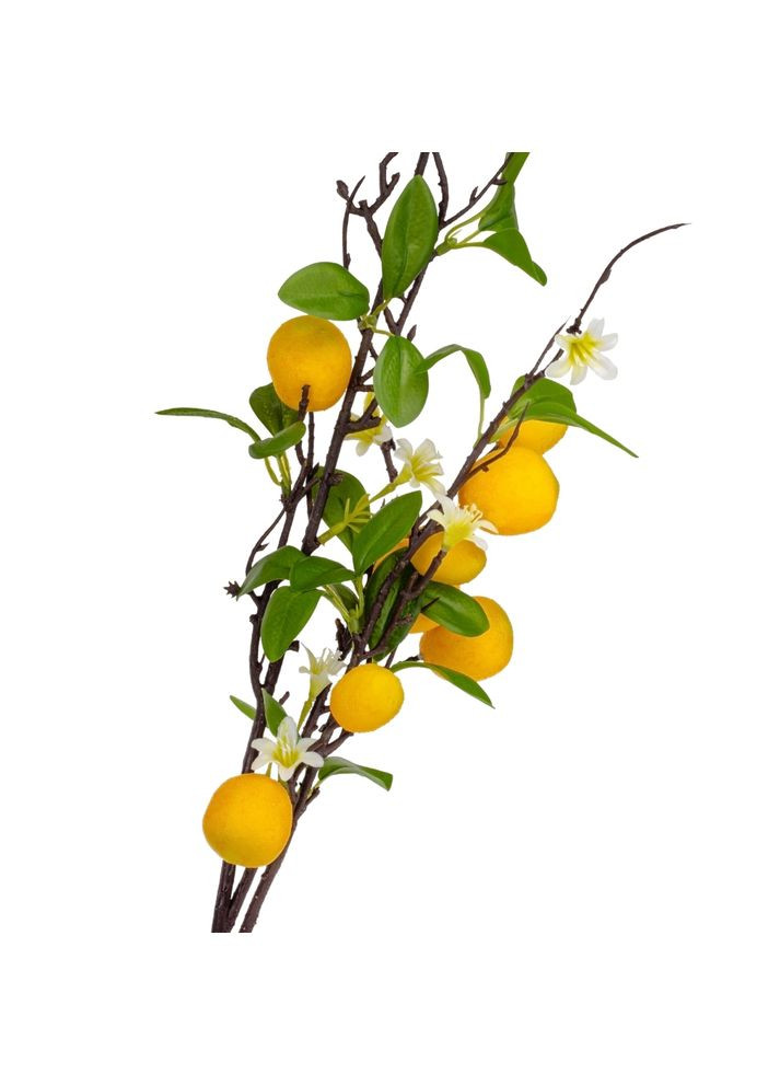 Искусственная ветка "Лимоны", 102 см ELISEY (322248750)