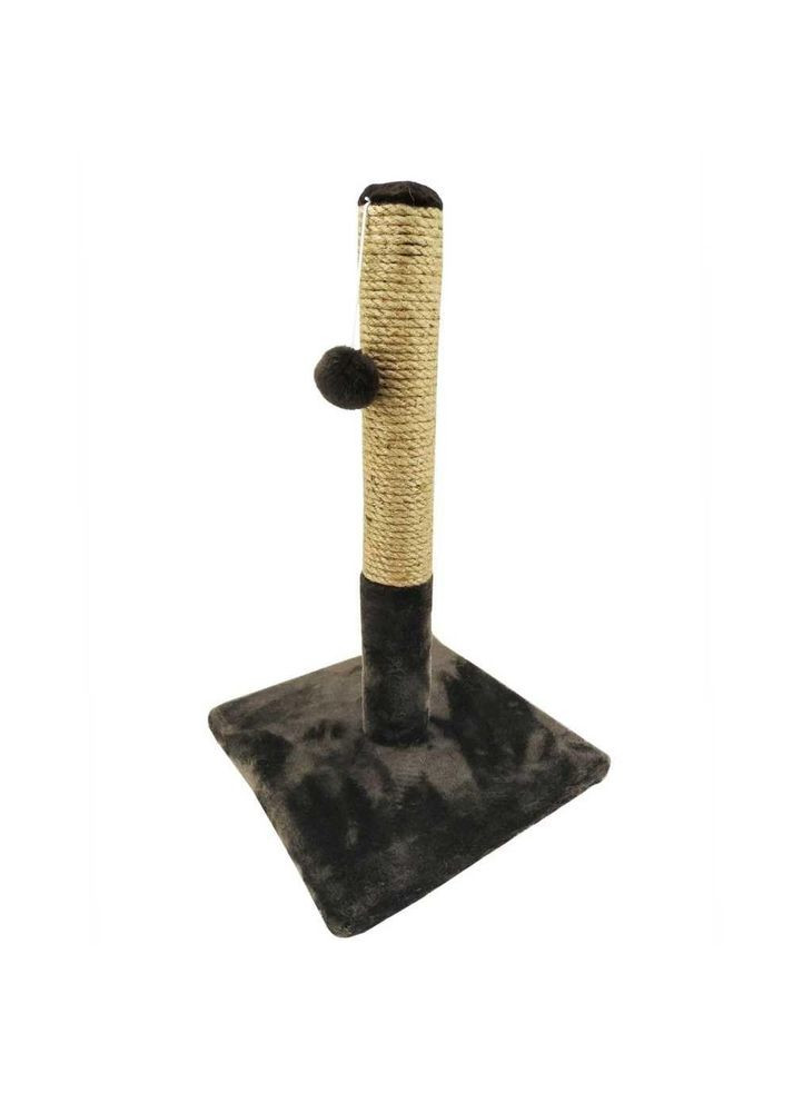 Когтеточка стовпчик Пушистик СІЗАЛЬ 30*50 см шоколад No Brand (368896087)