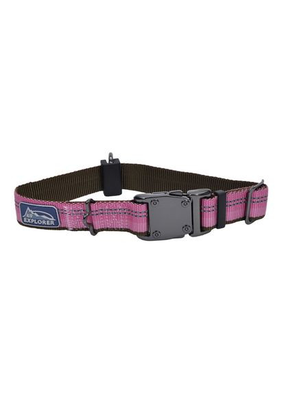 Світловідбивний нашийник для собак K9 Explorer Collar 2.5 х 30 — 46 см рожевий (76484369292) Coastal (279573420)