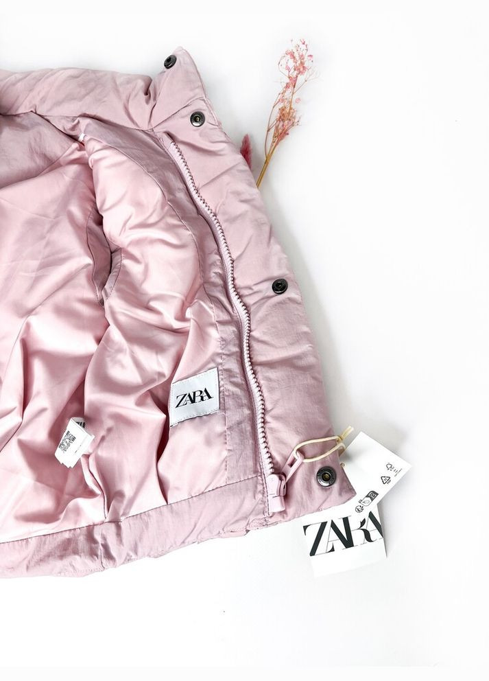 Демисезонный жилет 98 см светло-розовый артикул Л711. Zara (316038627)