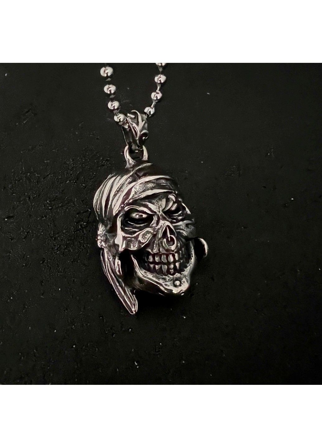 Готичний панк кулон пірат з медичної сталі PS-110 No Brand (299340311)